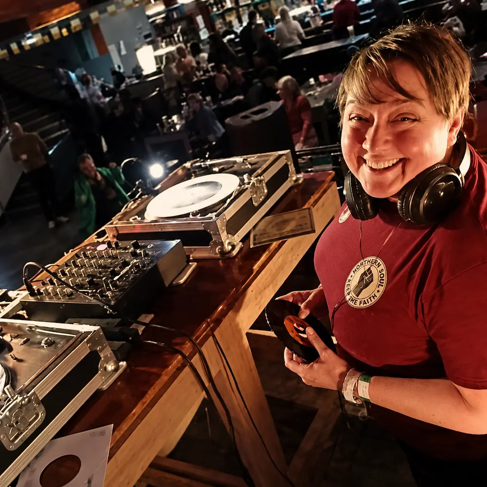 DJ Vicky Darbyshire